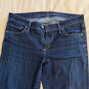 Citizens of Humanity Dark Blue Straight Leg Jeans